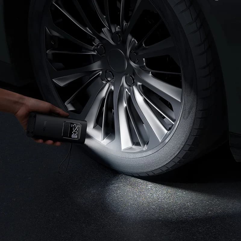 Baseus bomba de ar sem fio para pneu de carro, inflador portátil recarregável, compressor de ar para carro, motocicleta, bicicleta, bomba de ar elétrica