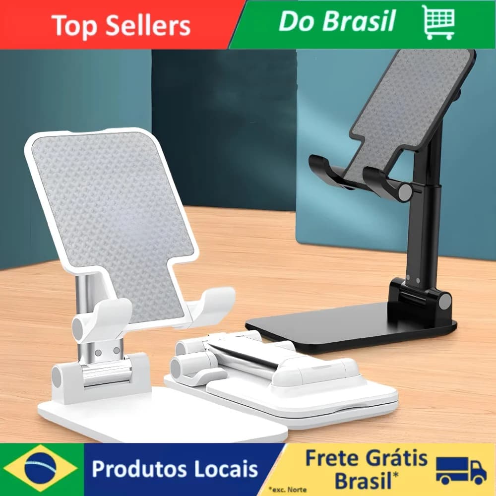 Suporte para celular e tablet ajustável dobrável portátil
