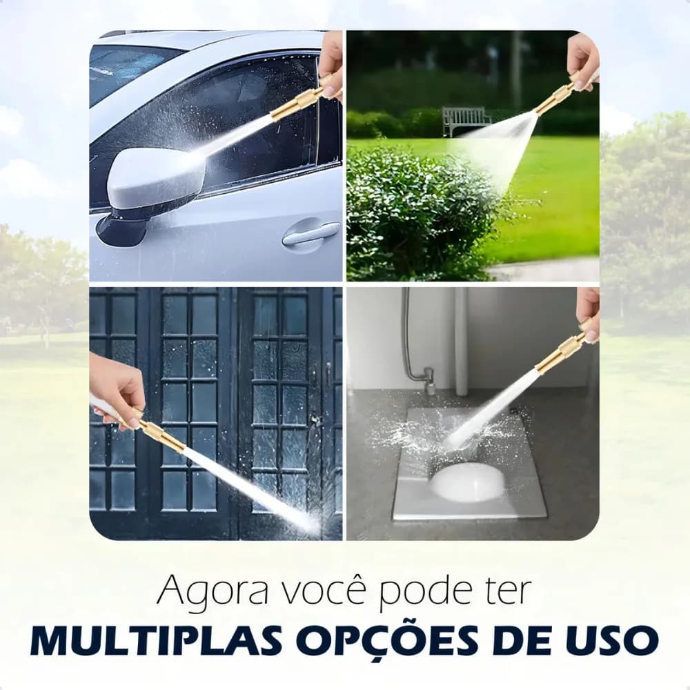 Esguicho De Alta Pressão Para Mangueira 1/2 Regulável Jato
