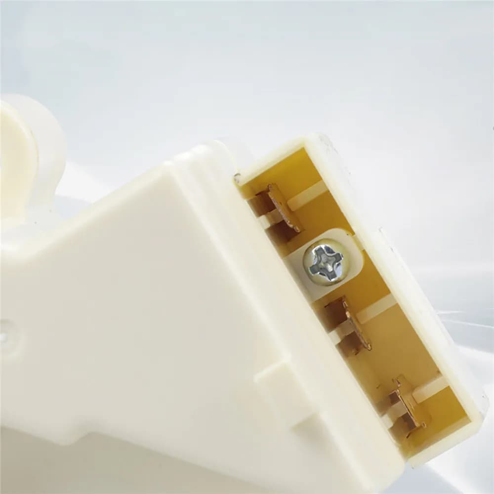 Detalhe do conector elétrico da válvula de drenagem compatível para máquina de lavar LG