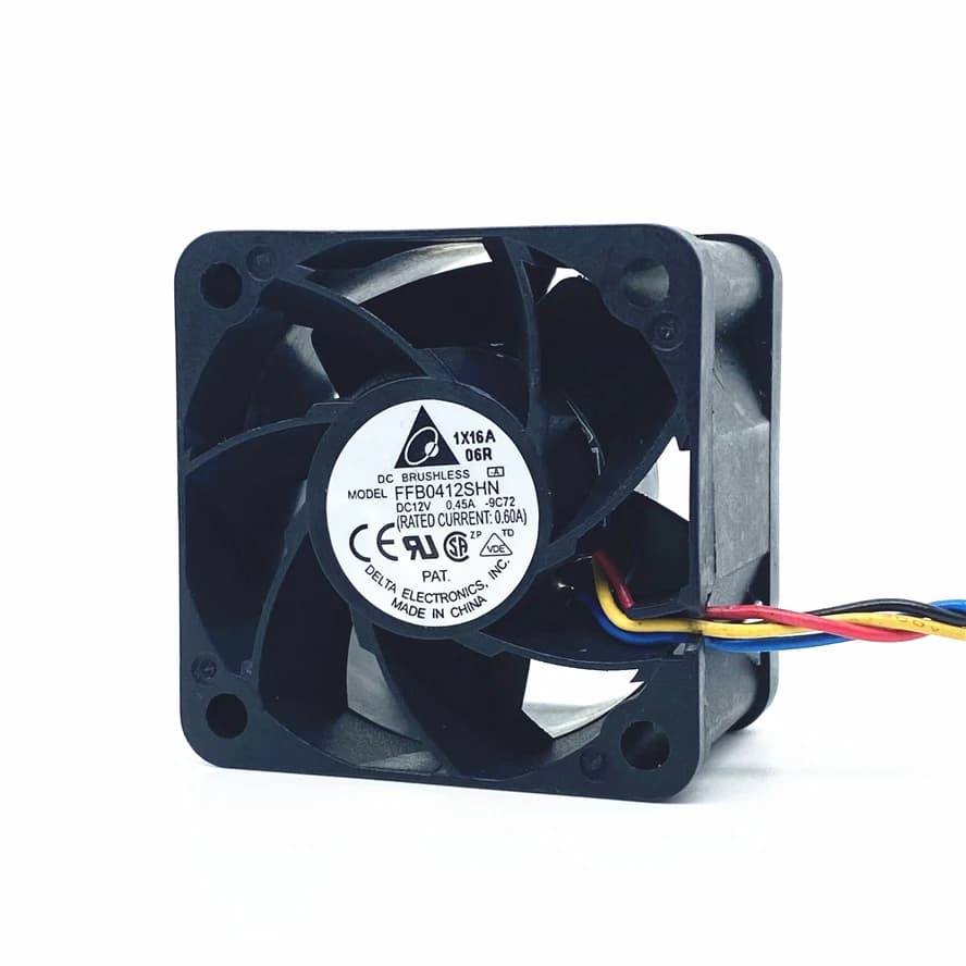 Delta FFB0412SHN 4028 40MM 40x40x28MM Ventilador de servidor Ventilador de resfriamento de grande potência 12V 0,45A com 4 pinos