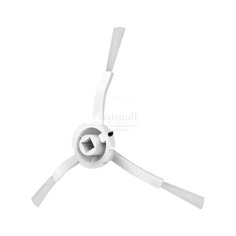 Escovas laterais preto e branco para aspirador de pó compatíveis com Xiaomi Mijia 1C, 2C, 1T e Dreame F9, D9