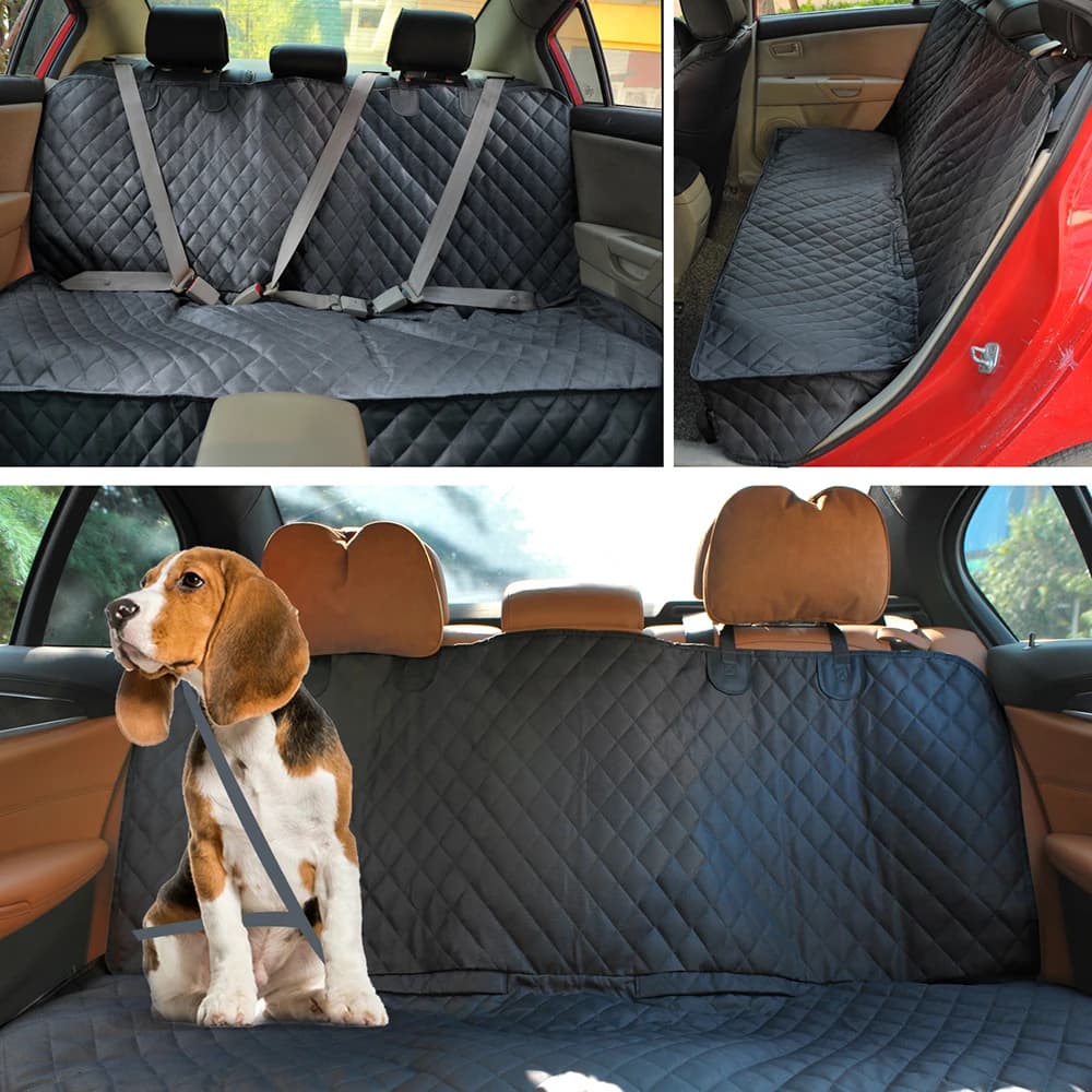 Capa de assento de carro para cães, colchão transportador de viagem para animais de estimação, à prova d'água, protetor de assento de carro com apoio de braço do assento médio para cães