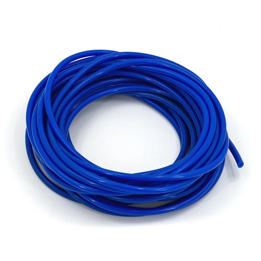Rolo de tubo de vácuo automotivo azul em silicone alta resistência 2 metros universal