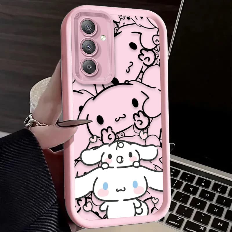 Capa Sanrio Cute Cinnamoroll Kulomi para Samsung Galaxy A54 A05 A05S A34 A53 A33 A23 A13 A52 A52S A32 A22 A12 A71 A51 A31 A50