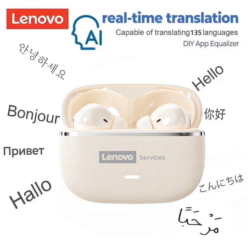 Fones de ouvido sem fio Lenovo 2026 com cancelamento de ruído