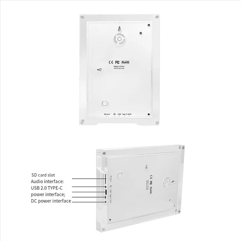 Quadro digital ABAC-WIFI com slots e interfaces de conexão