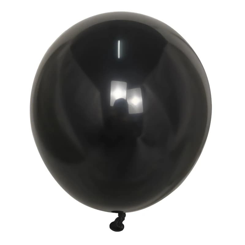 Balão infantil fosco preto 10 polegadas para festa decoração colorida