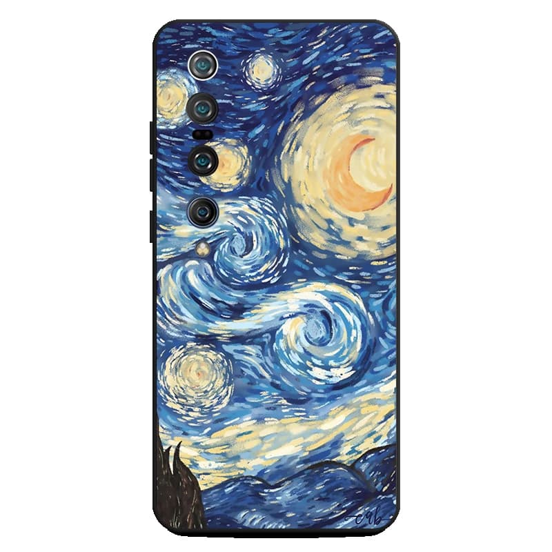 Capa de telefone Xiaomi Noite Estrelada Van Gogh girassóis