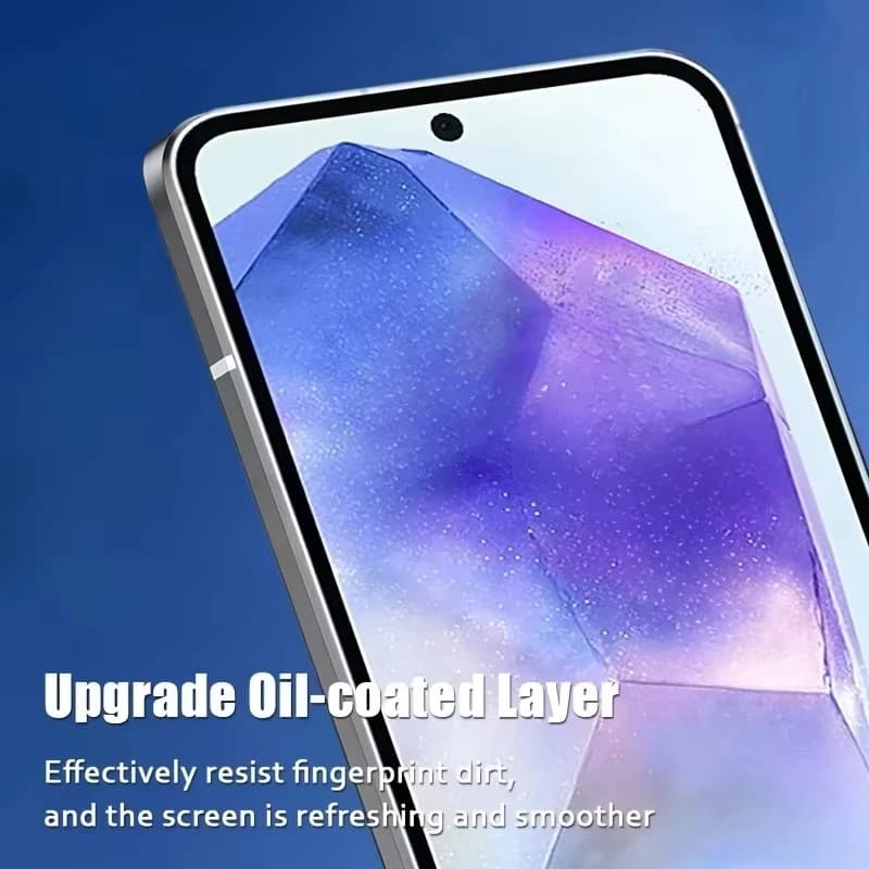 Película de vidro temperado com camada oleofóbica para Xiaomi Redmi Note 14 Pro resistente a impressões digitais