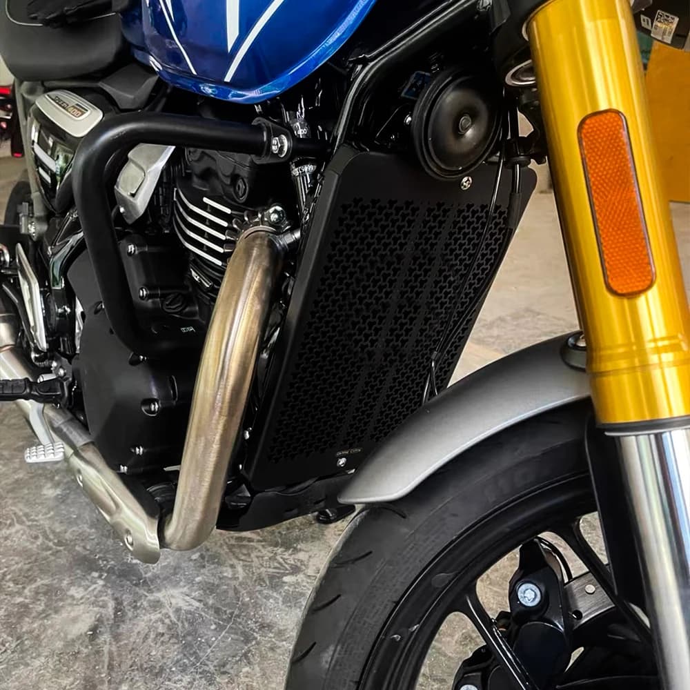 Para Triumph Speed 400 Scrambler 400X 2024 2025 Guarda de motor de motocicleta Barras de colisão de rodovia Protetor de para-choque Scrambler 400 X