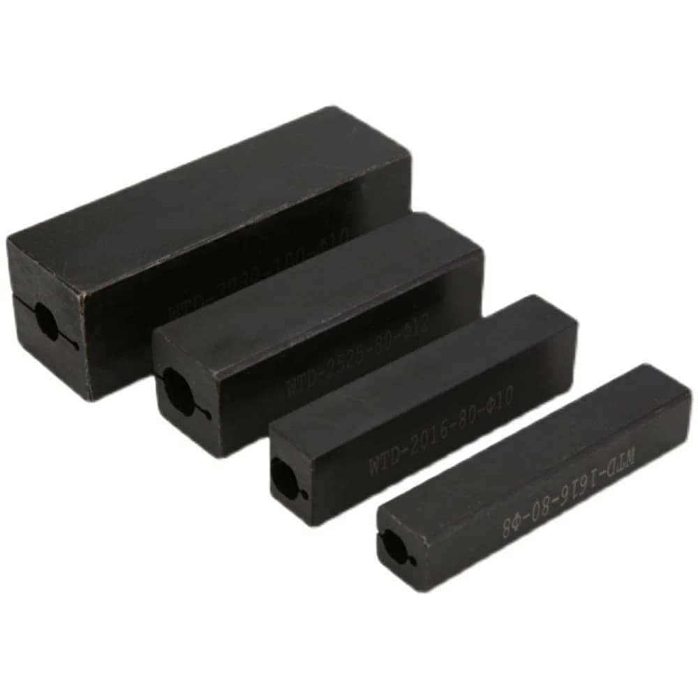 Suportes para ferramenta de torno profissional cinza com furo sísmico em tungstênio 16x16mm conjunto 4 peças