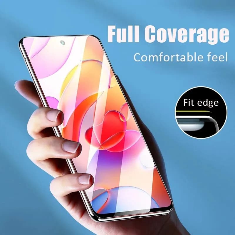 Protetor de tela transparente para Xiaomi Poco com cobertura total e bordas ajustadas