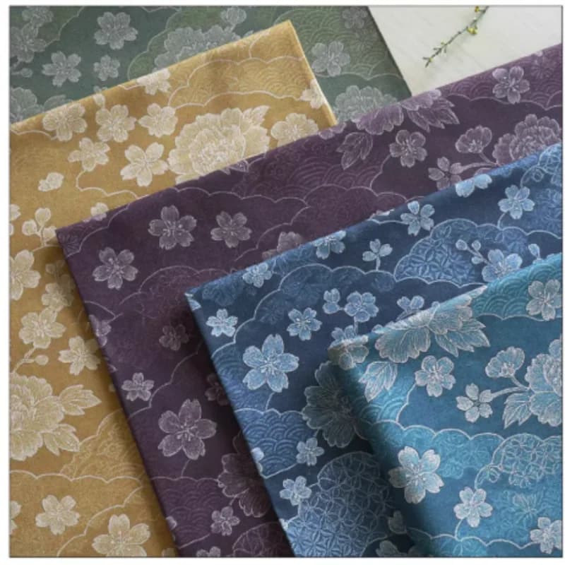 Tecido de Algodão Grosso com Estampa Étnica Vintage, Material para Bolsas Artesanais DIY 100% Algodão CR-261