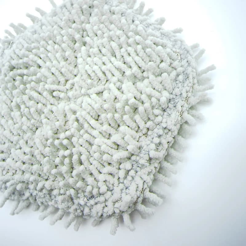 Detalhe do tecido de microfibra cinza para esfregão Dreame Bot W10 e W10 Pro