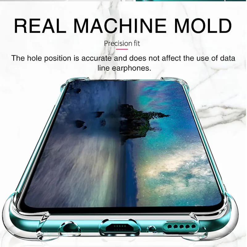 Capa de silicone transparente para Xiaomi Redmi Note 9, 9S, 8, 7, 6, Pro Max, 8A, Mi 8, 9, 10 Lite, Mi 9T