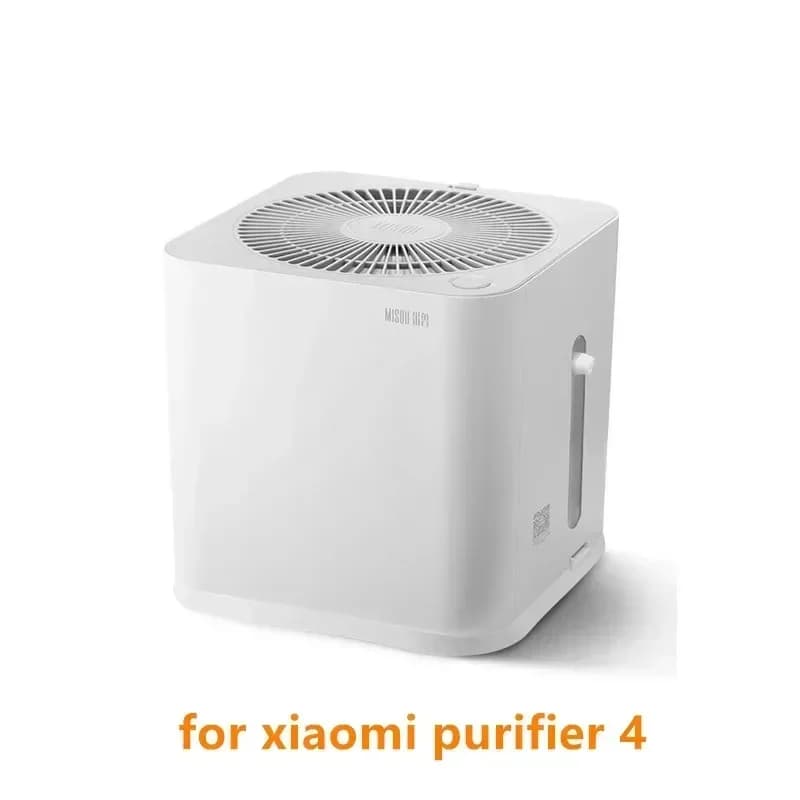 Umidificador de ar branco Misou compatível com Xiaomi Air Purifier 4 com design quadrado moderno