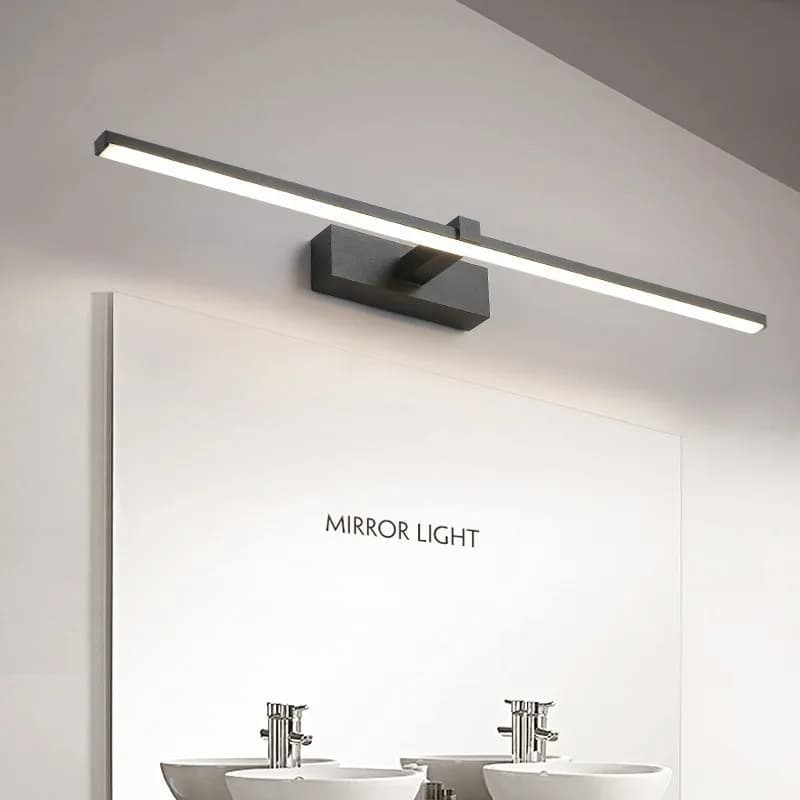 Lâmpada de parede LED para banheiro, moderna e à prova d'água, iluminação branca