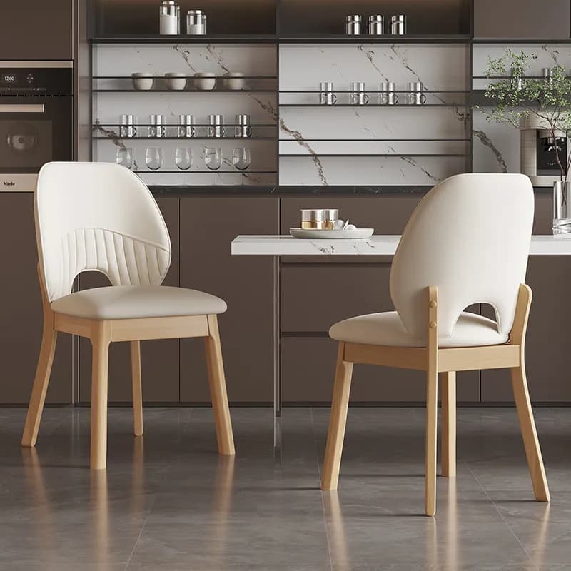 Cadeira de jantar ergonômica com design nórdico, decoração moderna, cadeiras luxuosas, relaxantes, de madeira, móveis para hotel