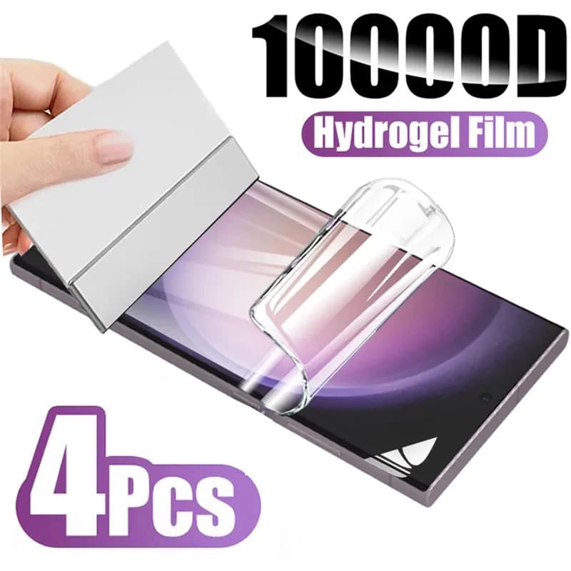 Filme de hidrogel transparente aplicado em smartphone
