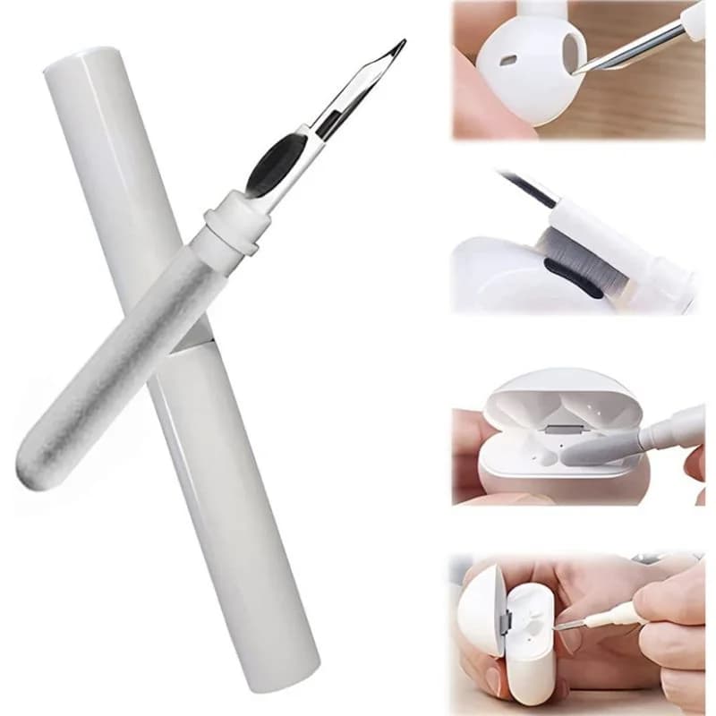 Auscultadores Bluetooth Sem Fio Caneta De Limpeza, Caso De Fones De Ouvido Durável, Kit Limpador, Escova Limpa para AirPods Pro Samsung e Xiaomi