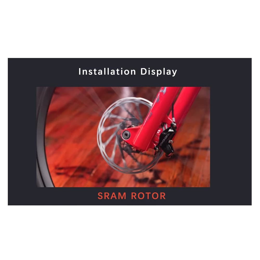 Instalação do rotor de freio a disco Sram Centerline em bicicleta MTB com freio hidráulico