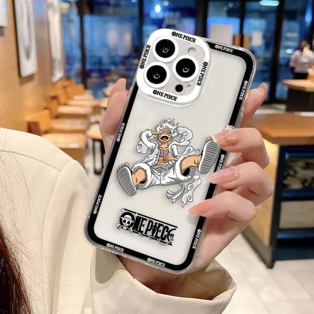 Capa transparente para Xiaomi Redmi Note com estampa do personagem Sanji de One Piece