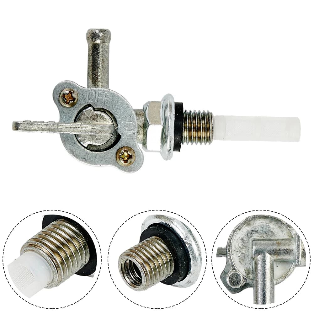 Gerador de tanque de combustível, torneira de substituição para tanque de combustível, válvula petpeniana, interruptor liga/desliga, 10mm, interruptor para tanque de combustível, gasolina, válvula petpeniana