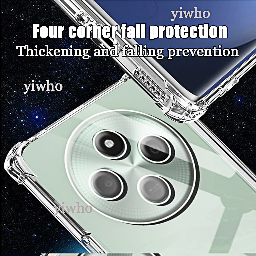 Capa transparente para Xiaomi Poco X3 Pro 5G com proteção reforçada nos quatro cantos