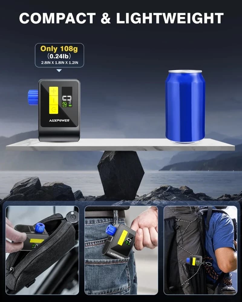 120psi mini bomba de ar elétrica portátil inflator digital 1000mah para motocicleta mtb bicicleta estrada pneus compressor