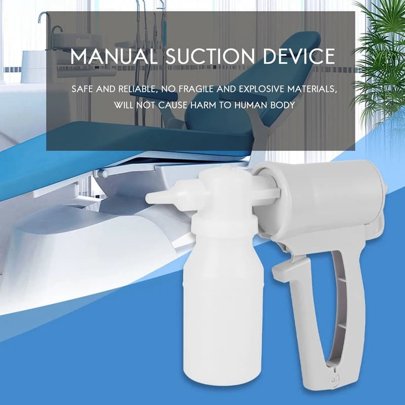 Bomba de Sucção Manual Portátil para Catarro, Dispositivo Aspirador Médico Portátil para Idosos e Crianças, Cuidados Domiciliares, Tubo de Cateter Estéril