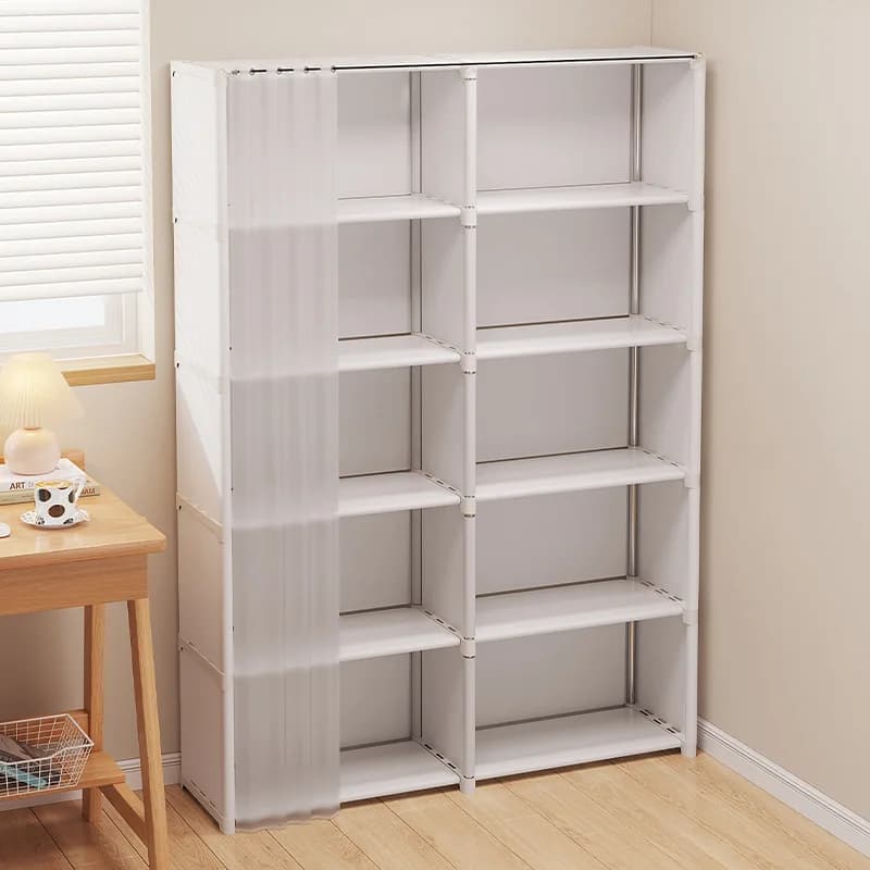 Estante de armazenamento armário econômico prateleiras de chão dormitório estudante diy rack combinação quarto armazenamento estante simples