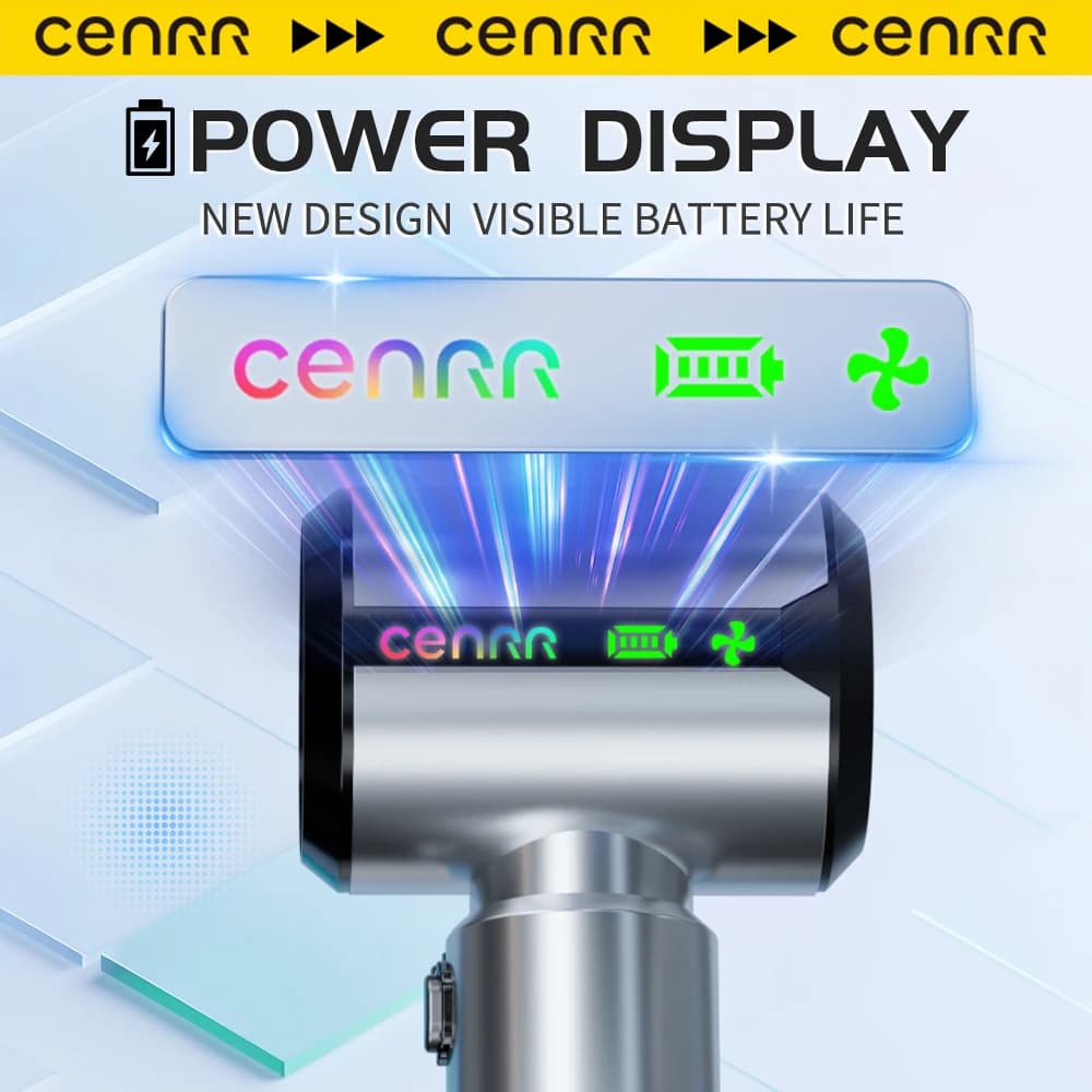 Aspirador de Carro CENRR Sem Fio com Motor Brushless 998000PA