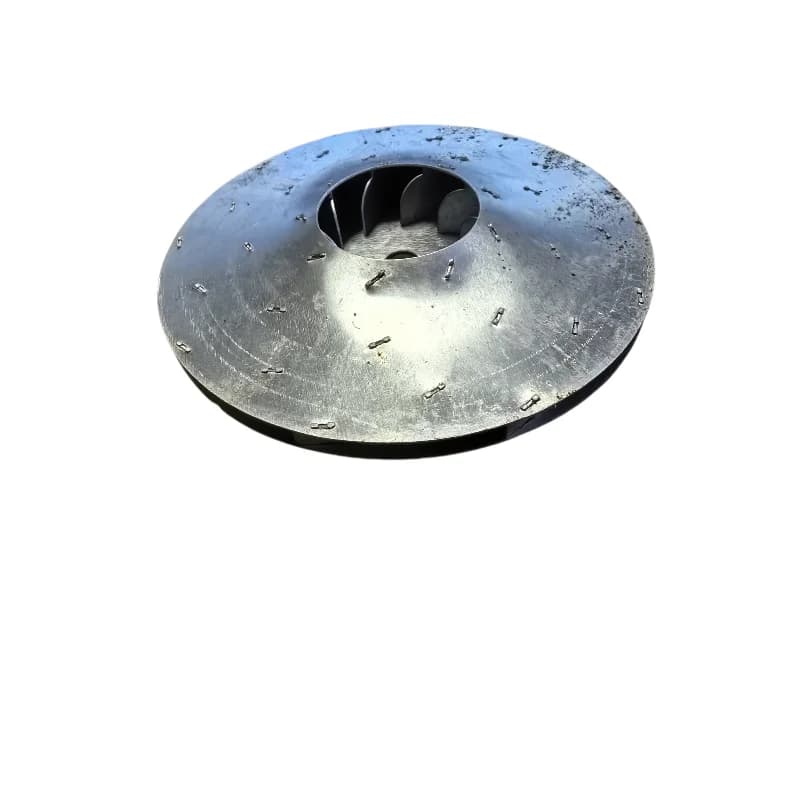 Peça para aspirador de pó lâmina do ventilador com 9 lâminas diâmetro 112mm cor prata
