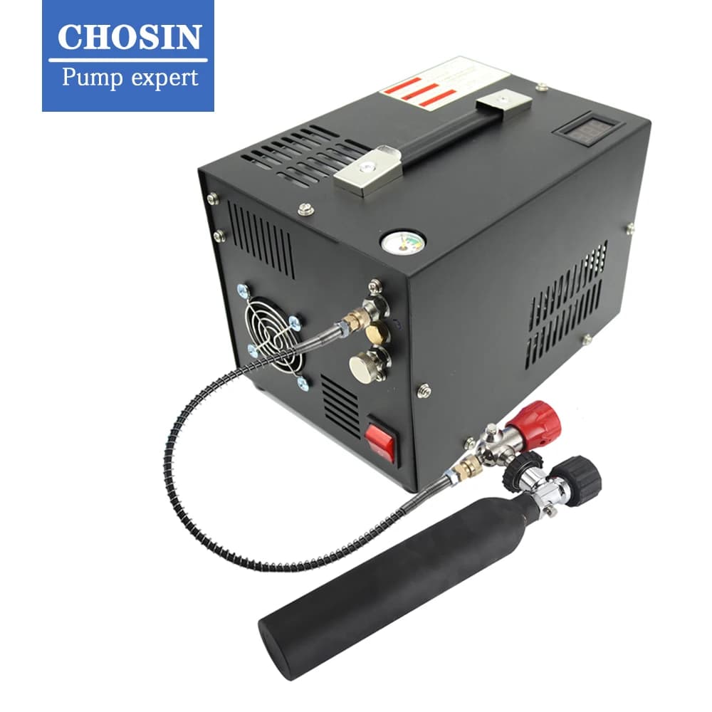 Compressor de ar de alta pressão com bomba submergível e rifle de ar PCP, 300 Psi, 30MPA, 4500psi, 220V, 12 V
