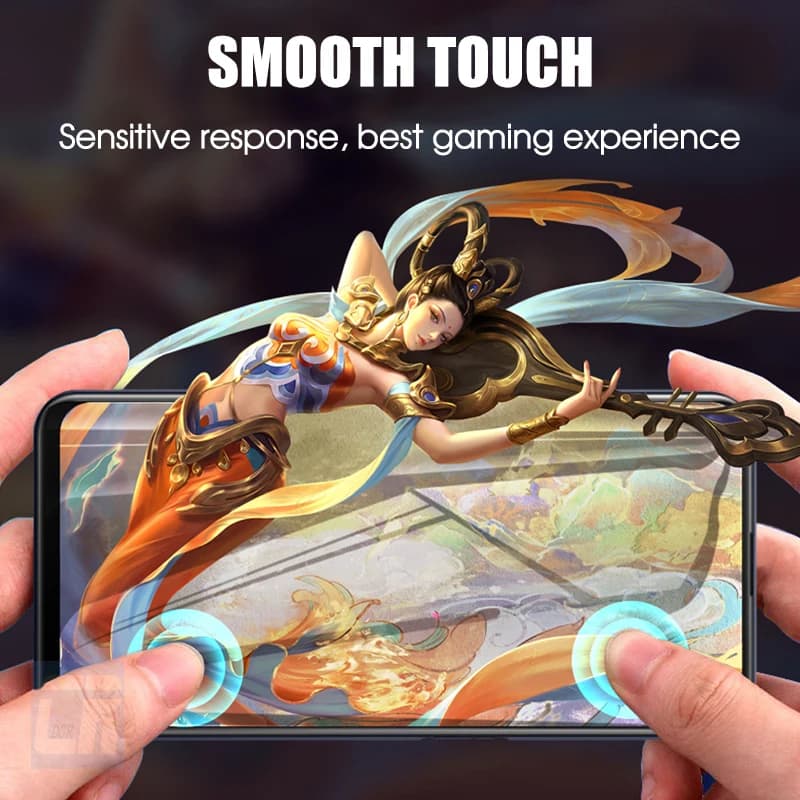 Vidro temperado lilás com toque suave e alta sensibilidade para melhor experiência em jogos no Xiaomi