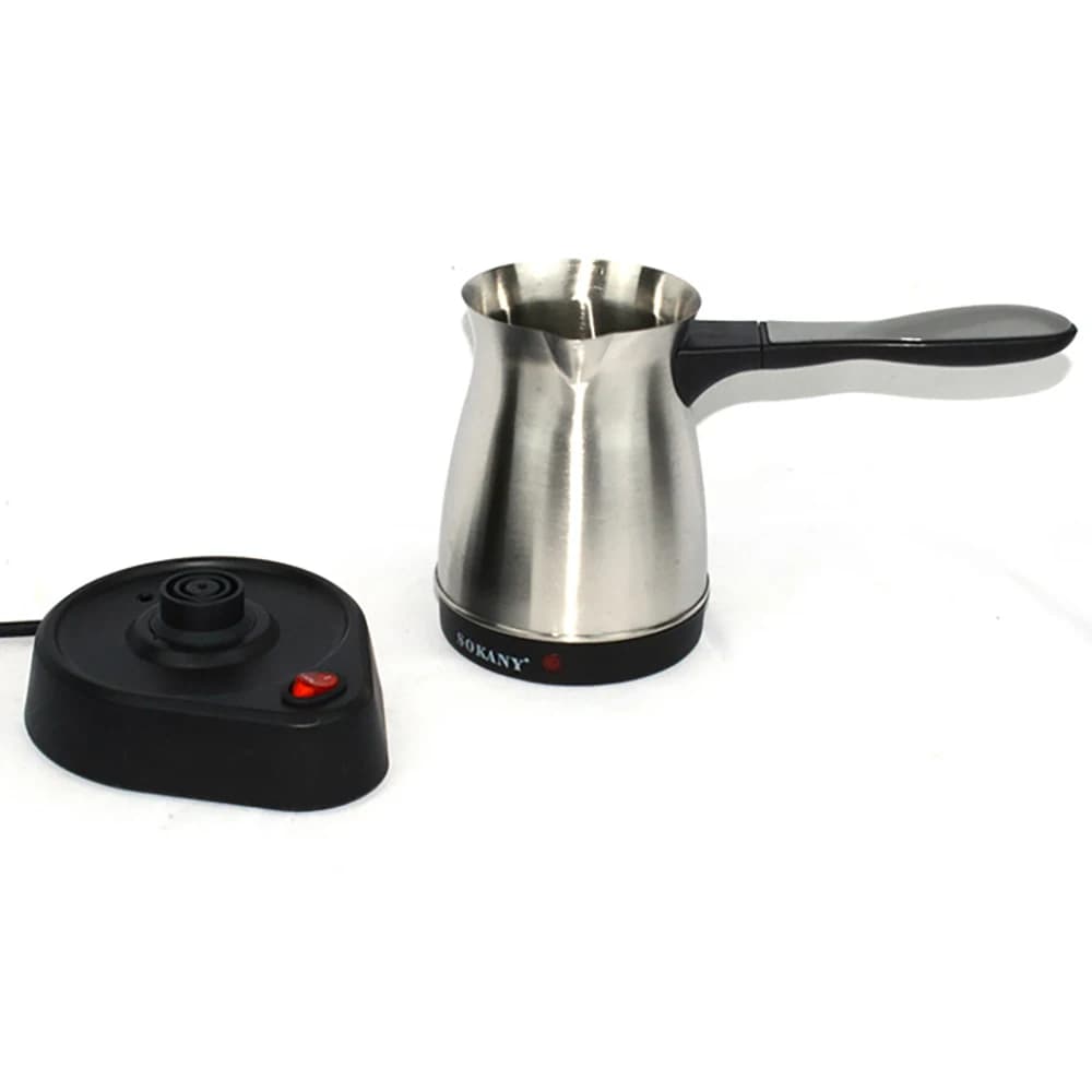 220v 5 copo cafeteira grega turca elétrica máquina de aço inoxidável Moka Pot 2023 novo