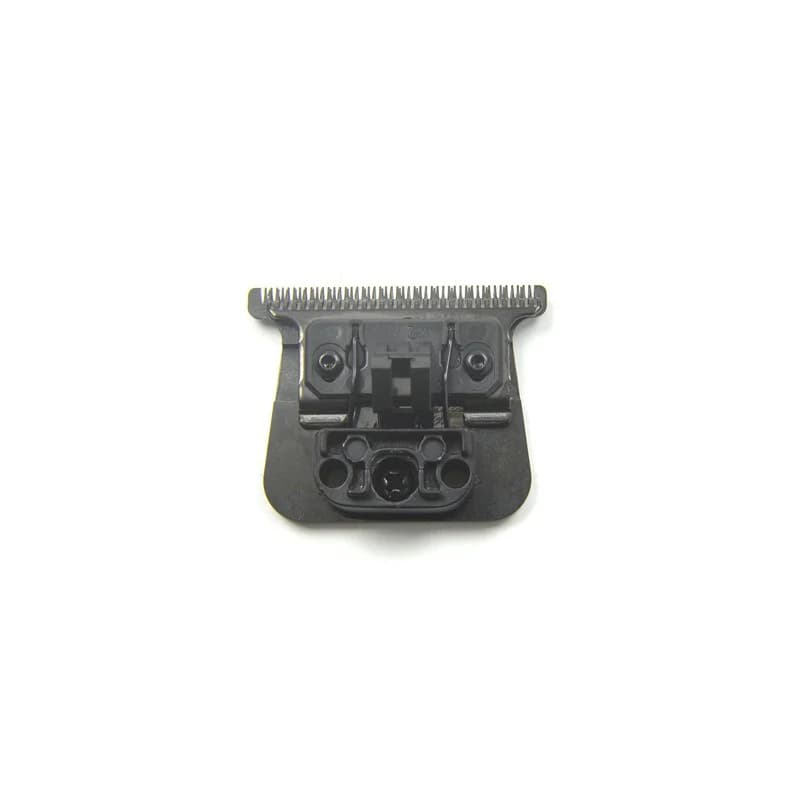 Lâmina de reposição preta para barbeador Babylisspro 707Z vista frontal com dentes finos em aço carbono
