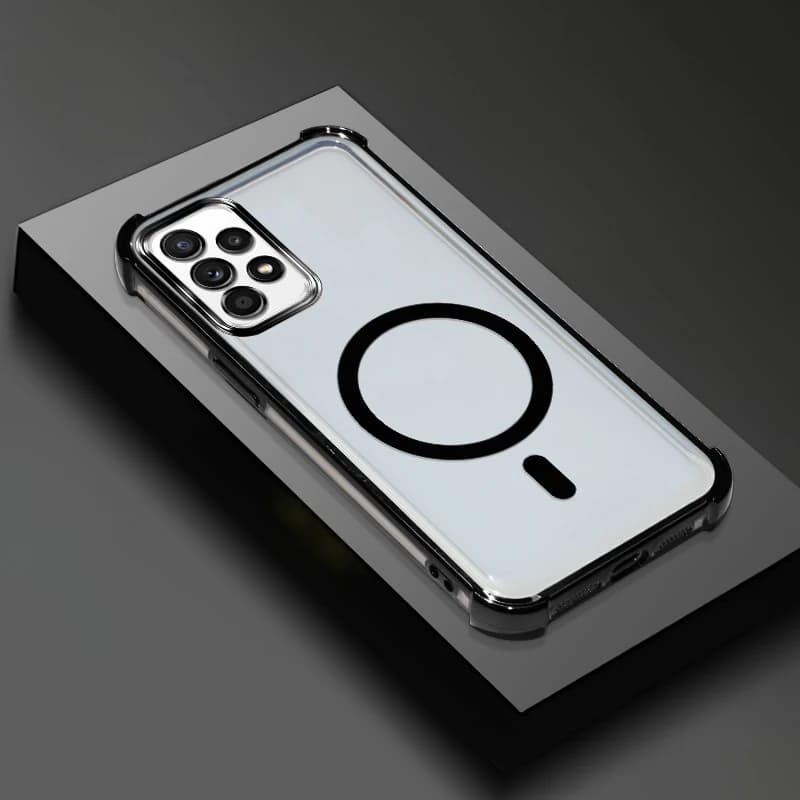 Capa de telefone transparente com airbag à prova de choque para Samsung Galaxy A55, A35, A15, A25, A05, A05S, A54, A34, A14, A24