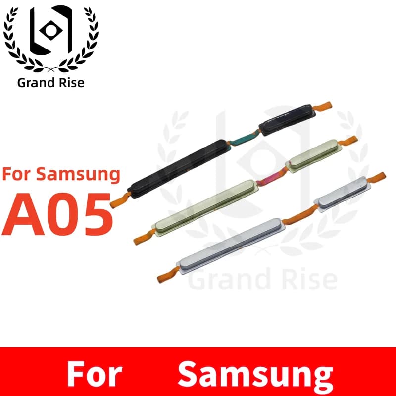 Botão de Energia + Botões Laterais de Volume para Samsung Galaxy A01 A01Core M01Core A02 A03 A04 Core A03S A04S A05 A05S
