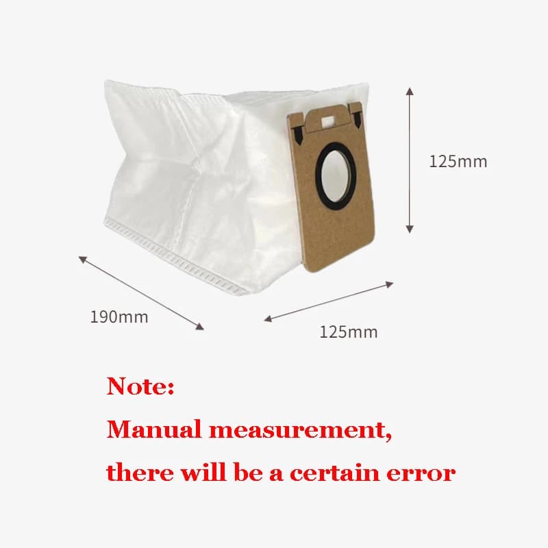 Acessórios para robô aspirador Xiaomi Dreame Bot D10 Plus RLS3D com escovas, filtros HEPA, mop e sacos de pó