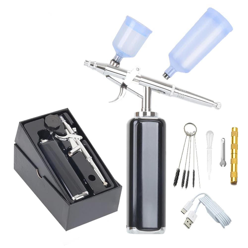 Aerógrafo kit de compressor 20cc 40cc com acessórios