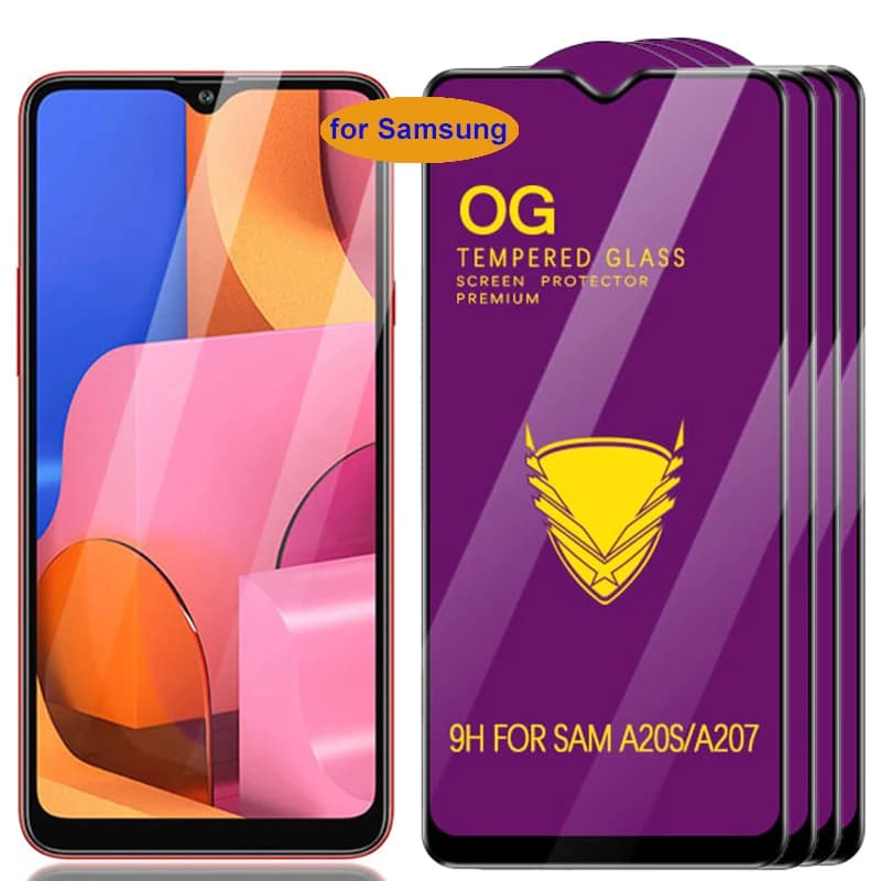 Vidro protetor 9H para smartphone Samsung com design premium.