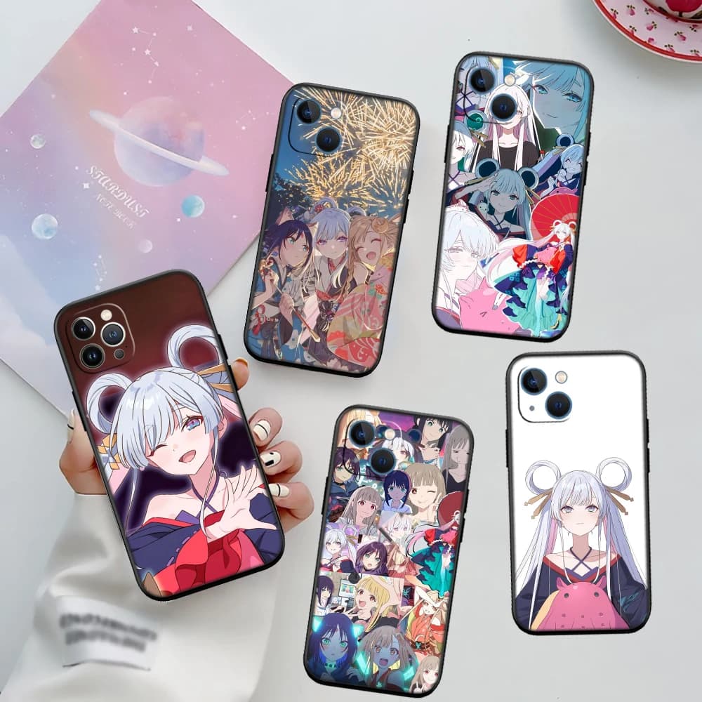 Capa de telefone Cosmic Princess Kaguya com design anime vibrante para Xiaomi Poco C40 C50 C51 C55 C65 C71 C75 F3 F5 F6 F7 M2 M3