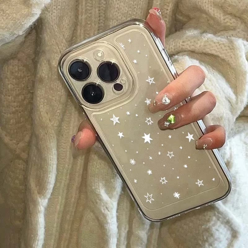 Capa de Celular Fashion Céu Estrelado para Samsung Galaxy A56 A55 5G S26 S25 Ultra S24 FE S23 A54 A26 A17 A07 4G A06 A36