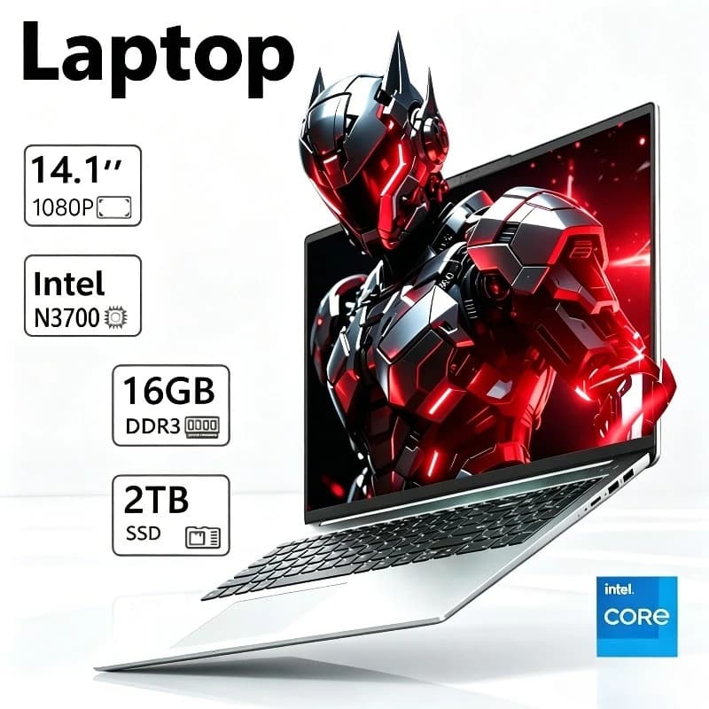 Notebook LENO Ultra Slim 14.1 polegadas Intel N3700 16GB 2TB SSD