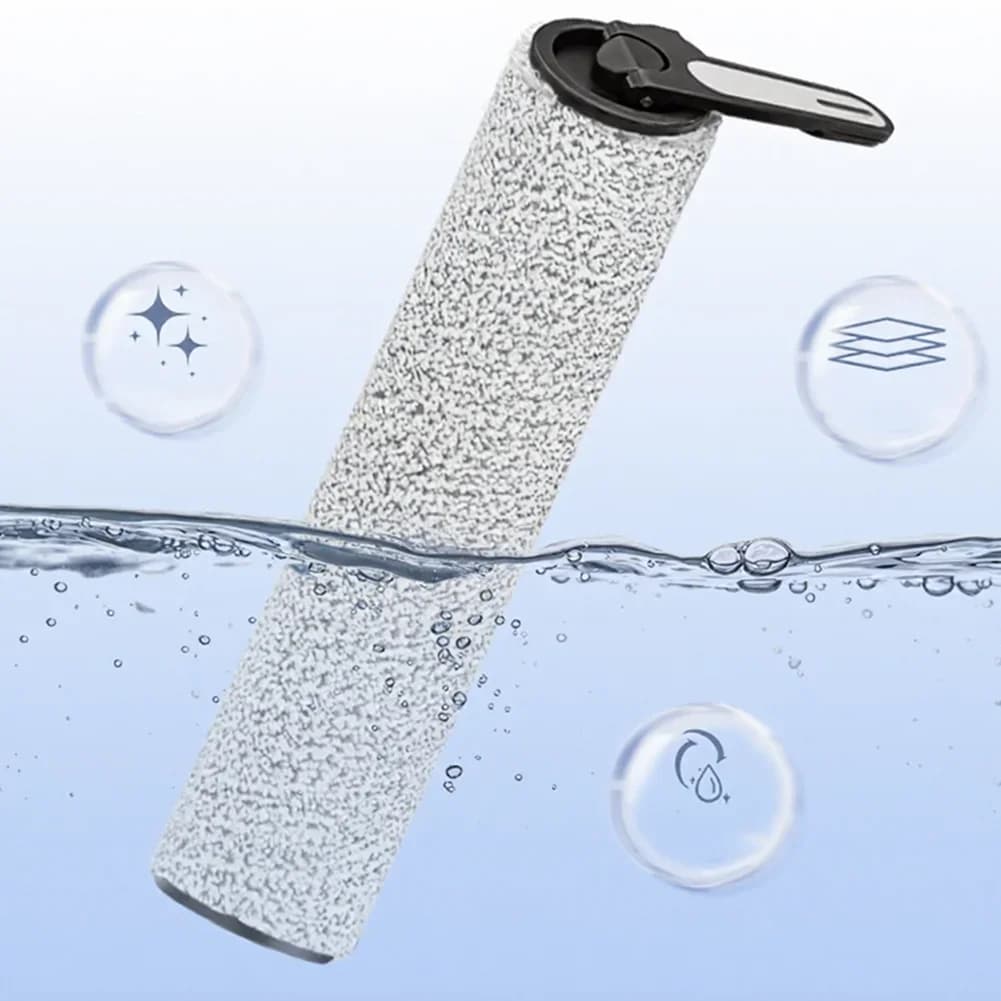 Filtro HEPA branco para aspirador de pó Lubluelu BVC-T8A submerso em água para limpeza