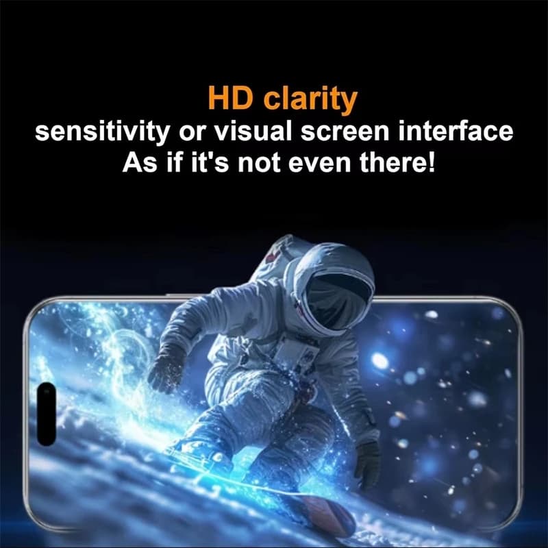 Película de vidro temperado Xiaomi Redmi Note 14 Pro com alta clareza HD e sensibilidade ao toque