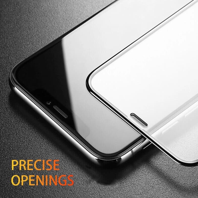 Vidro protetor transparente para Samsung Galaxy com aberturas precisas para sensores e alto-falante