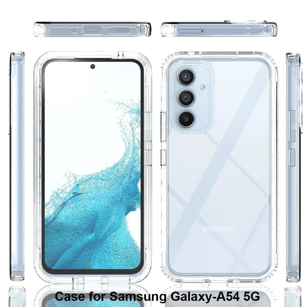 Para samsung a17 a56 5g a55 a35 a16 a54 a15 s24 s25 ultra s23 fe s22 plus s21 telefone caso claro para samsung galaxy a54 5g a14 a34